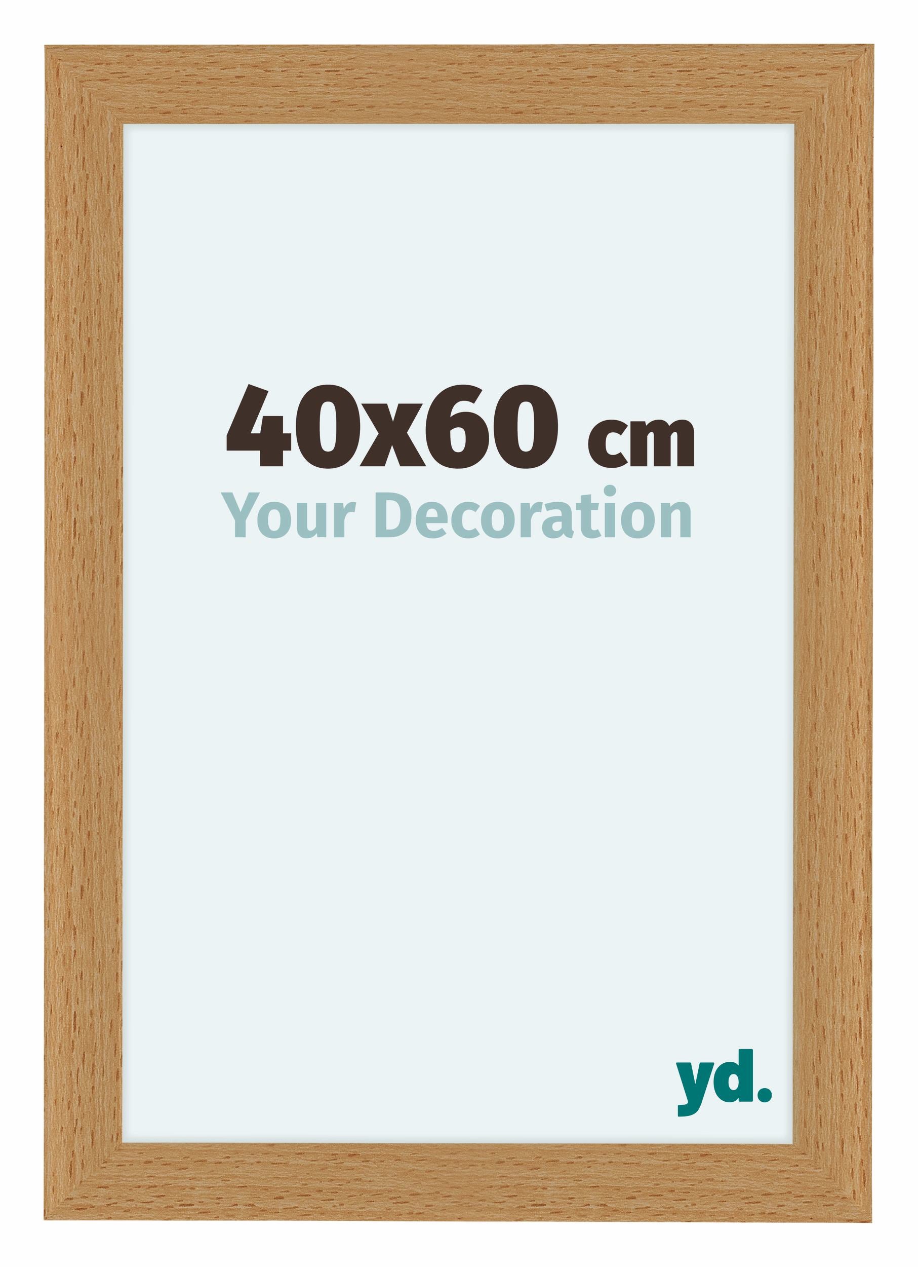 Como MDF Photo Frame 40x60cm Beech Front Size | Yourdecoration.com