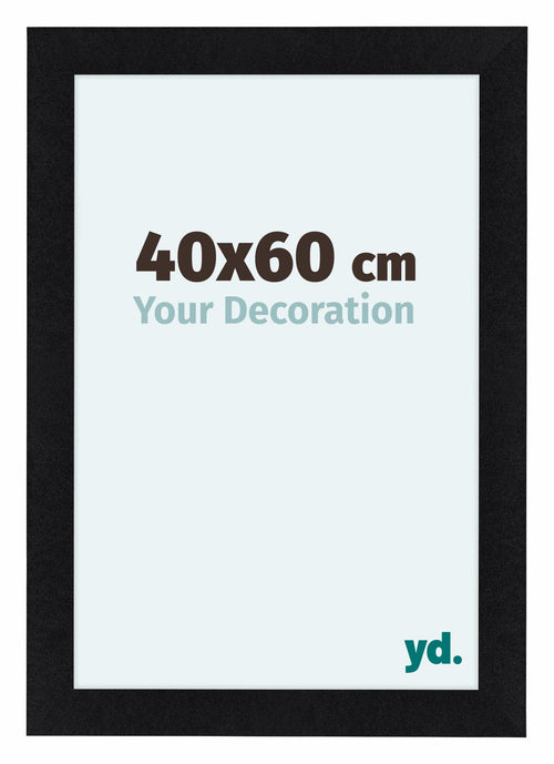 Como MDF Photo Frame 40x60cm Black Matte Front Size | Yourdecoration.com