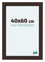 Como MDF Photo Frame 40x60cm Oak Dark Front Size | Yourdecoration.com