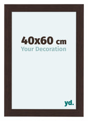 Como MDF Photo Frame 40x60cm Oak Dark Front Size | Yourdecoration.com