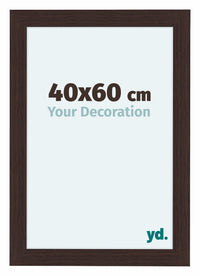 Como MDF Photo Frame 40x60cm Oak Dark Front Size | Yourdecoration.com