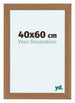 Como MDF Photo Frame 40x60cm Walnut Light Front Size | Yourdecoration.com