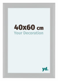 Como MDF Photo Frame 40x60cm White High Gloss Front Size | Yourdecoration.com