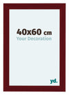 Como MDF Photo Frame 40x60cm Wine Red Swept Front Size | Yourdecoration.com
