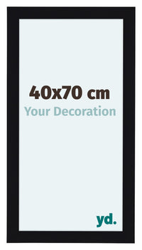 Como MDF Photo Frame 40x70cm Black High Gloss Front Size | Yourdecoration.com
