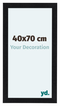 Como MDF Photo Frame 40x70cm Black Matte Front Size | Yourdecoration.com
