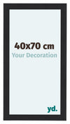 Como MDF Photo Frame 40x70cm Black Woodgrain Front Size | Yourdecoration.com