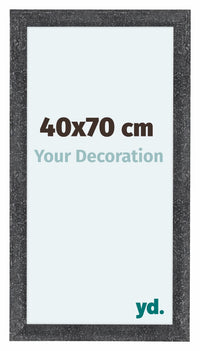 Como MDF Photo Frame 40x70cm Gray Swept Front Size | Yourdecoration.com