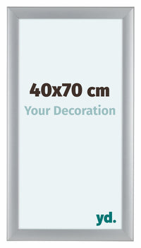 Como MDF Photo Frame 40x70cm Silver Matte Front Size | Yourdecoration.com