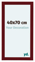 Como MDF Photo Frame 40x70cm Wine Red Swept Front Size | Yourdecoration.com