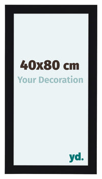 Como MDF Photo Frame 40x80cm Black High Gloss Front Size | Yourdecoration.com