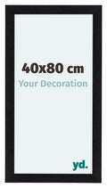 Como MDF Photo Frame 40x80cm Black Matte Front Size | Yourdecoration.com