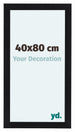 Como MDF Photo Frame 40x80cm Black Matte Front Size | Yourdecoration.com