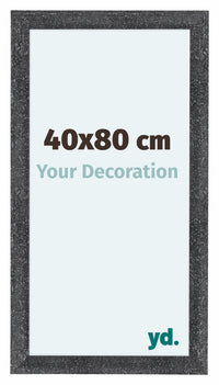 Como MDF Photo Frame 40x80cm Gray Swept Front Size | Yourdecoration.com
