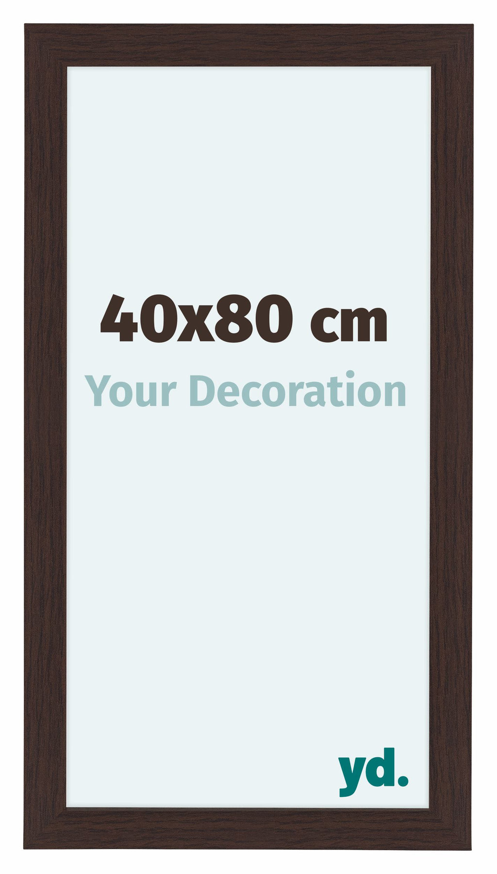 Como MDF Photo Frame 40x80cm Oak Dark Front Size | Yourdecoration.com