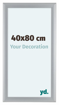 Como MDF Photo Frame 40x80cm Silver Matte Front Size | Yourdecoration.com