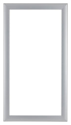 Como MDF Photo Frame 40x80cm Silver Matte Front | Yourdecoration.com