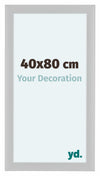 Como MDF Photo Frame 40x80cm White High Gloss Front Size | Yourdecoration.com