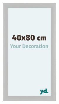Como MDF Photo Frame 40x80cm White Woodgrain Front Size | Yourdecoration.com