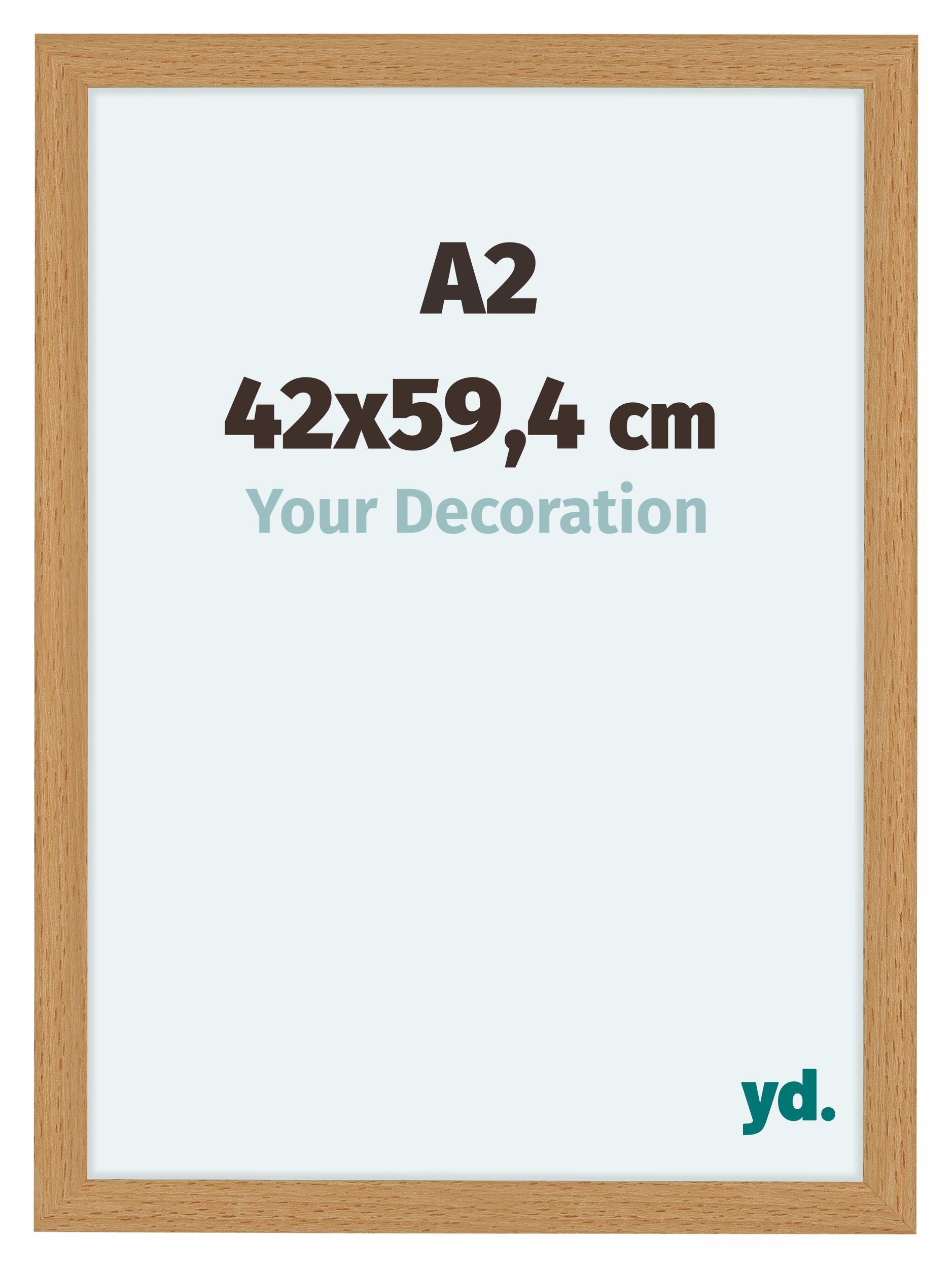 Como MDF Photo Frame 42x59 4cm A2 Beech Front Size | Yourdecoration.com