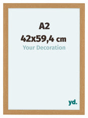 Como MDF Photo Frame 42x59 4cm A2 Beech Front Size | Yourdecoration.com