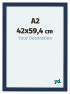 Como MDF Photo Frame 42x59 4cm A2 Dark Blue Swept Front Size | Yourdecoration.com