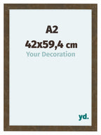 Como MDF Photo Frame 42x59 4cm A2 Gold Antique Front Size | Yourdecoration.com