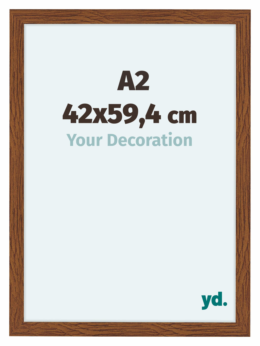 Como MDF Photo Frame 42x59 4cm A2 Oak Rustic Front Size | Yourdecoration.com