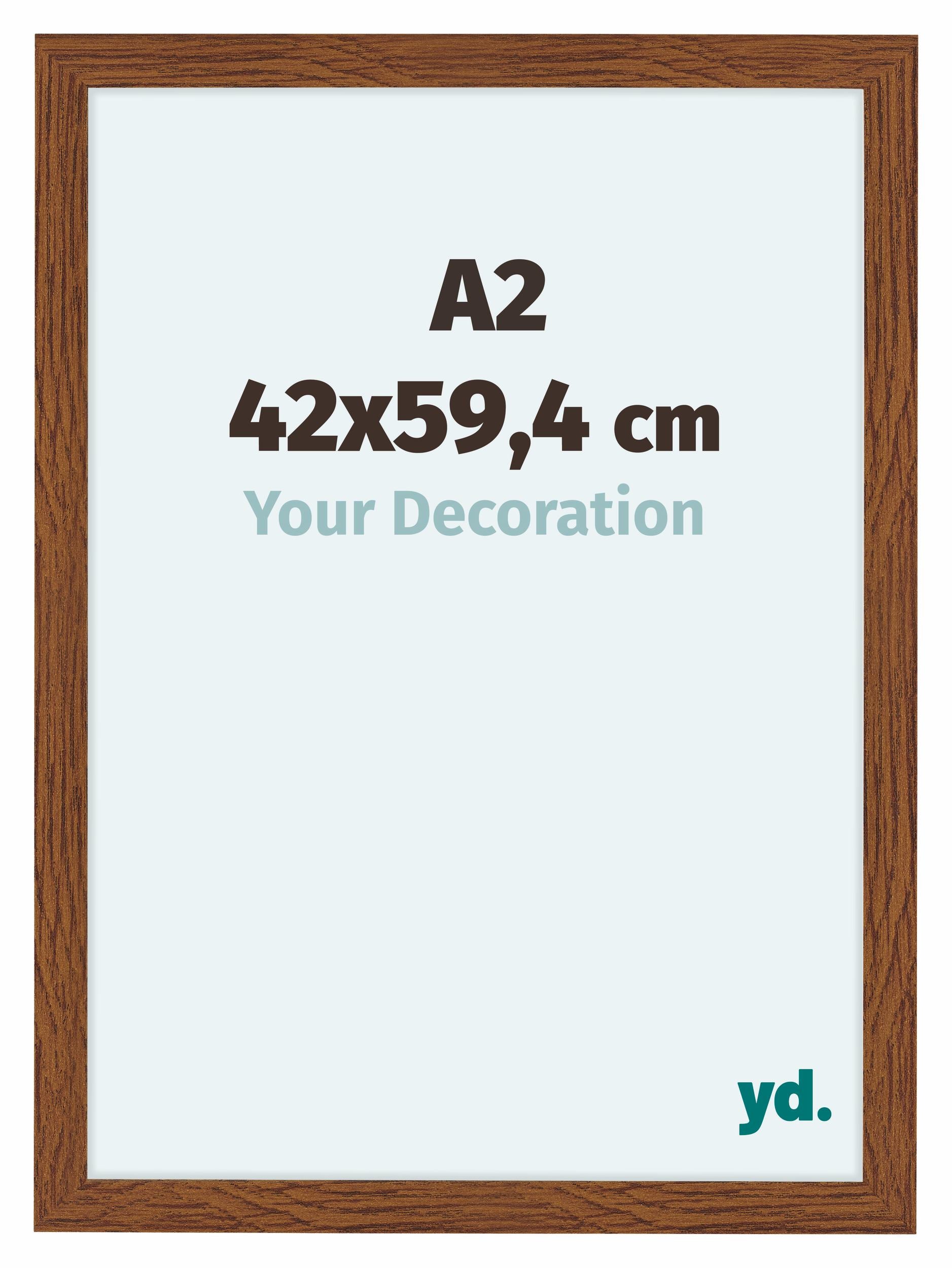 Como MDF Photo Frame 42x59 4cm A2 Oak Rustic Front Size | Yourdecoration.com