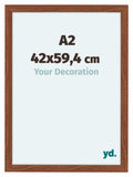 Como MDF Photo Frame 42x59 4cm A2 Walnut Front Size | Yourdecoration.com