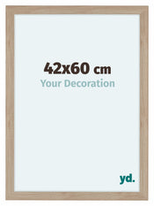 Como MDF Photo Frame 42x60cm Oak Light Front Size | Yourdecoration.com
