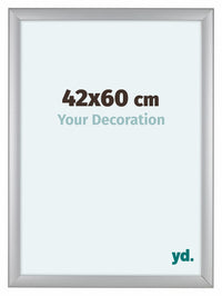 Como MDF Photo Frame 42x60cm Silver Matte Front Size | Yourdecoration.com
