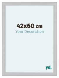 Como MDF Photo Frame 42x60cm White High Gloss Front Size | Yourdecoration.com