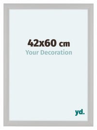 Como MDF Photo Frame 42x60cm White Woodgrain Front Size | Yourdecoration.com