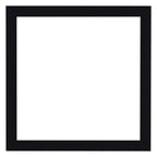 Como MDF Photo Frame 45x45cm Black High Gloss Front | Yourdecoration.com