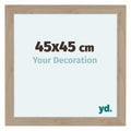 Como MDF Photo Frame 45x45cm Oak Light Front Size | Yourdecoration.com