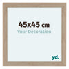 Como MDF Photo Frame 45x45cm Oak Light Front Size | Yourdecoration.com