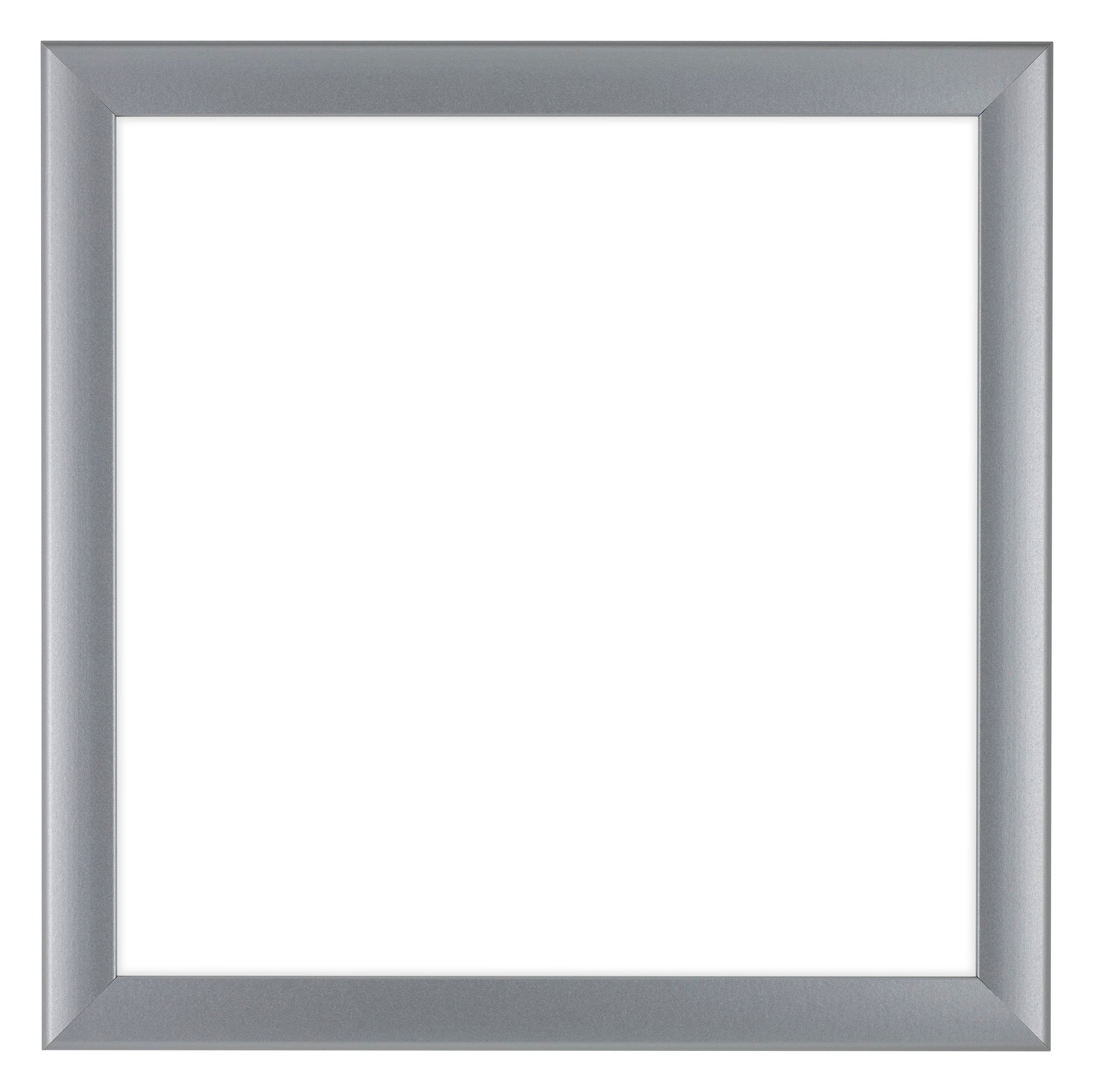 Como MDF Photo Frame 45x45cm Silver Matte Front | Yourdecoration.com