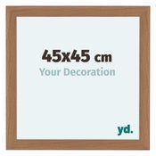 Como MDF Photo Frame 45x45cm Walnut Light Front Size | Yourdecoration.com