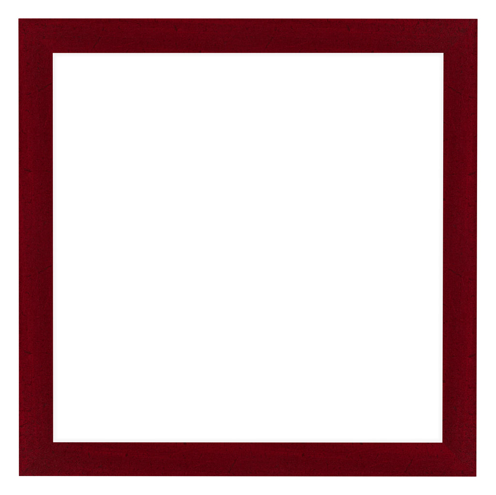 Como MDF Photo Frame 45x45cm Wine Red Swept Front | Yourdecoration.com