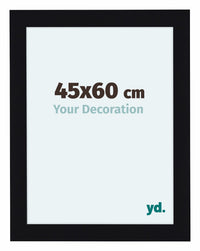 Como MDF Photo Frame 45x60cm Black High Gloss Front Size | Yourdecoration.com