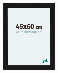 Como MDF Photo Frame 45x60cm Black Matte Front Size | Yourdecoration.com