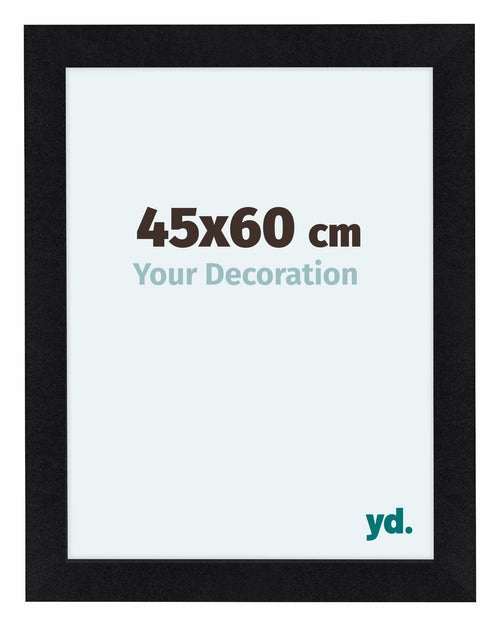 Como MDF Photo Frame 45x60cm Black Matte Front Size | Yourdecoration.com