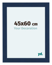Como MDF Photo Frame 45x60cm Dark Blue Swept Front Size | Yourdecoration.com