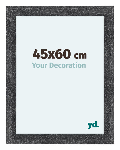Como MDF Photo Frame 45x60cm Gray Swept Front Size | Yourdecoration.com