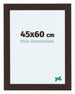 Como MDF Photo Frame 45x60cm Oak Dark Front Size | Yourdecoration.com