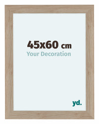 Como MDF Photo Frame 45x60cm Oak Light Front Size | Yourdecoration.com