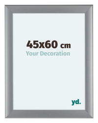 Como MDF Photo Frame 45x60cm Silver Matte Front Size | Yourdecoration.com