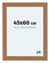 Como MDF Photo Frame 45x60cm Walnut Light Front Size | Yourdecoration.com