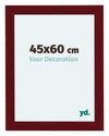 Como MDF Photo Frame 45x60cm Wine Red Swept Front Size | Yourdecoration.com